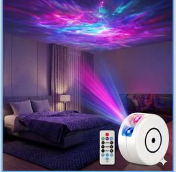 Galaxy Star Projector – 360° Night Light with Remote & Timer