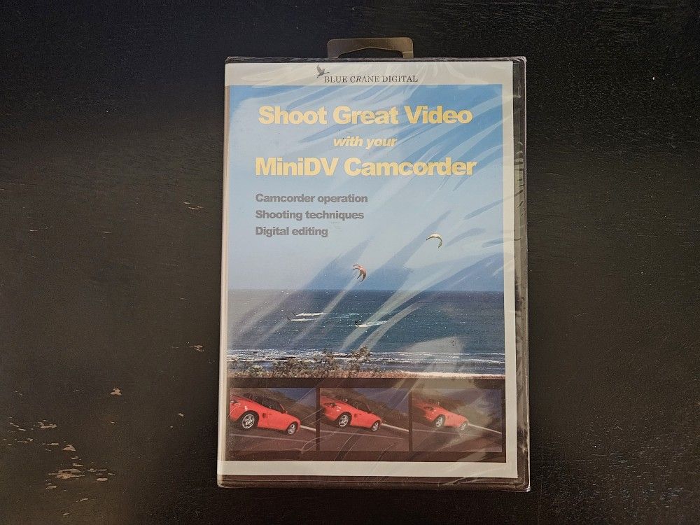 Blue Crane Digital Shoot Great Video MiniDV Camcorder 