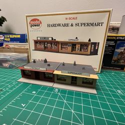 N Scale Buildings Assembled and Painted