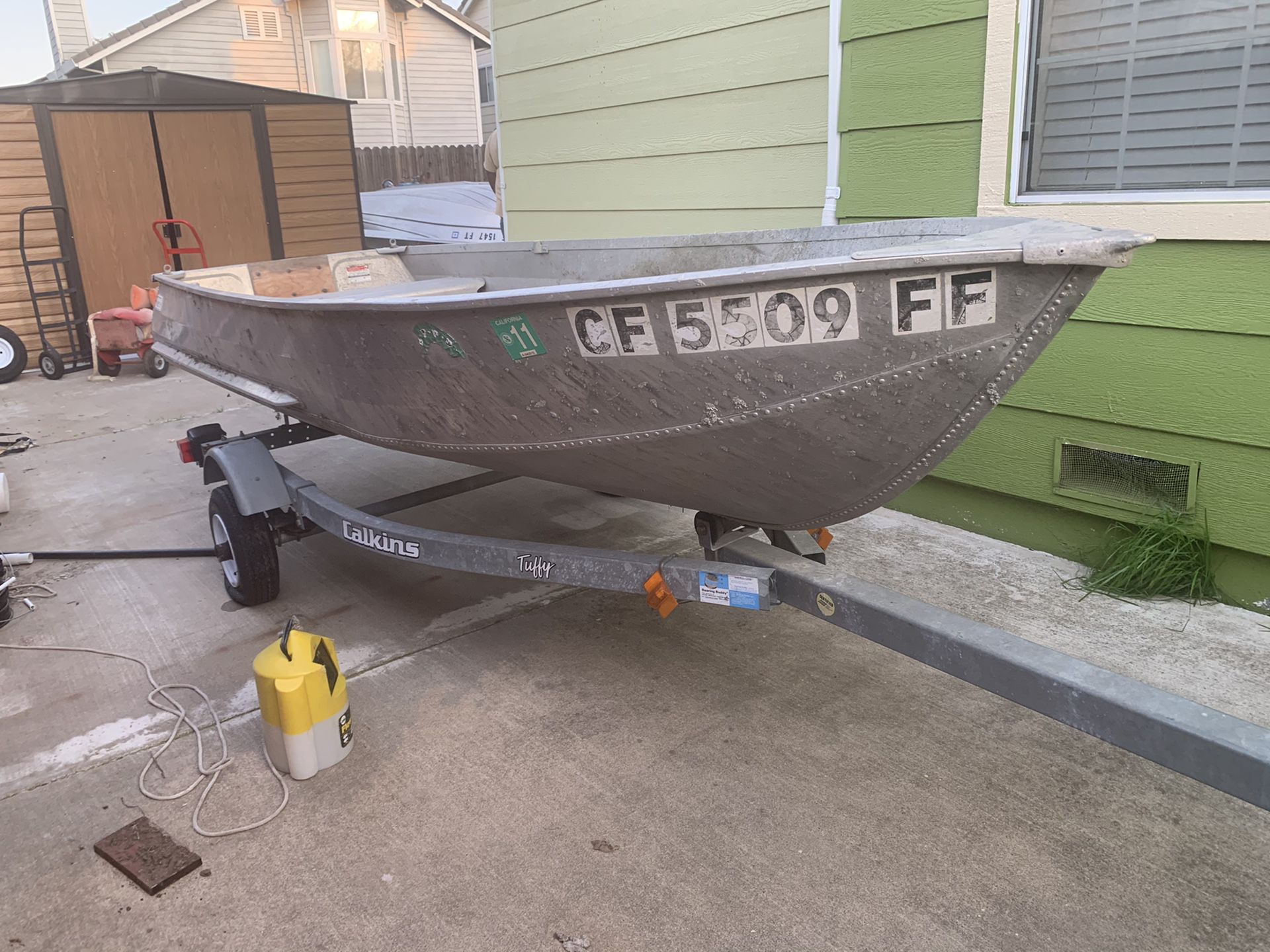 12ft Sears riveted boat aluminum