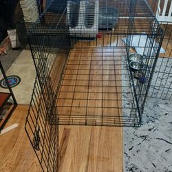 Metal Dog Crate For Large Dogs Double DOOR