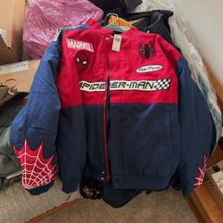 Spiderman Marvel/Box Lunch Men’s XL Racing Jacket