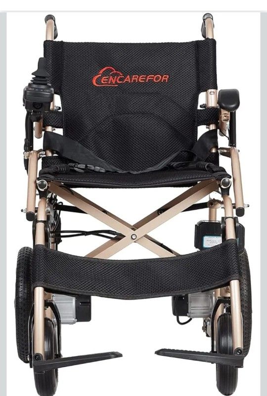 33lbs Brushless Motor Light Electric  Wheelchair, Ultralight Electric Wheelchair, 400 W Intelligent 