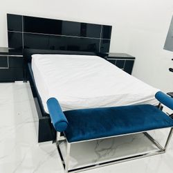 Cama Queen Con Colchón Y Todo 