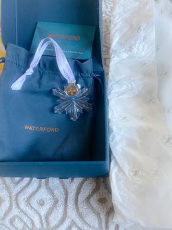Brand new Waterford Mini Snowflake Ornament 