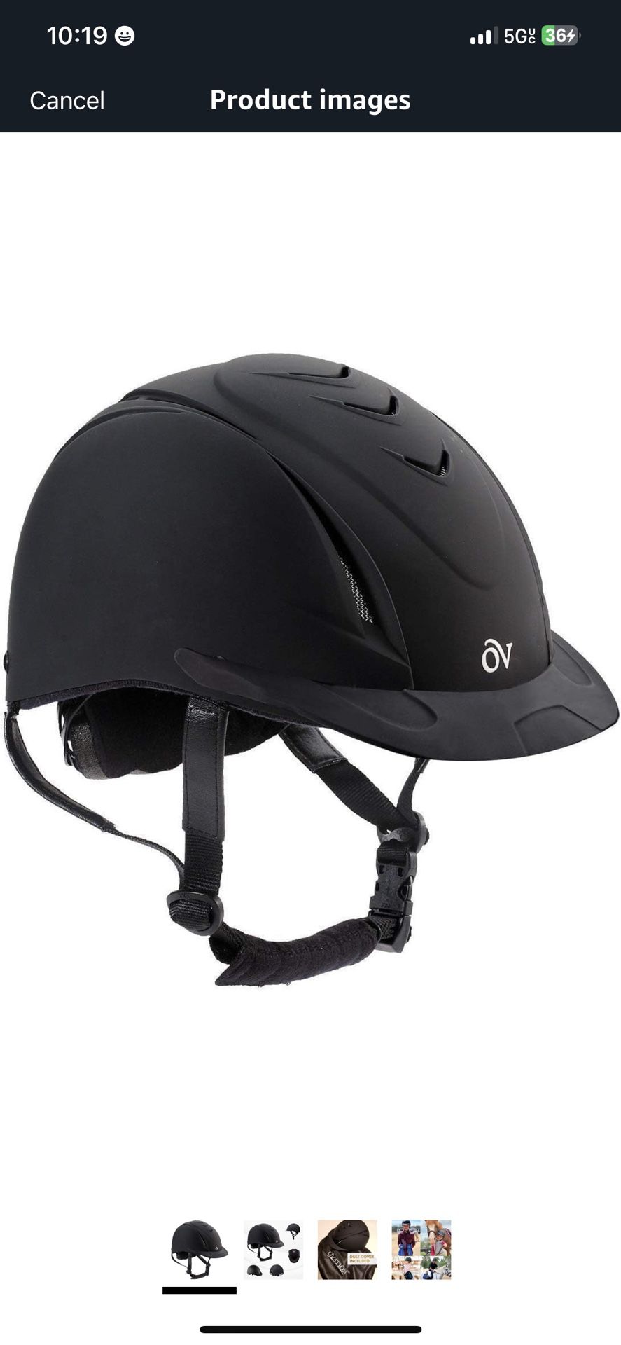 Ovation Deluxe Schooler Helmet Size S/M