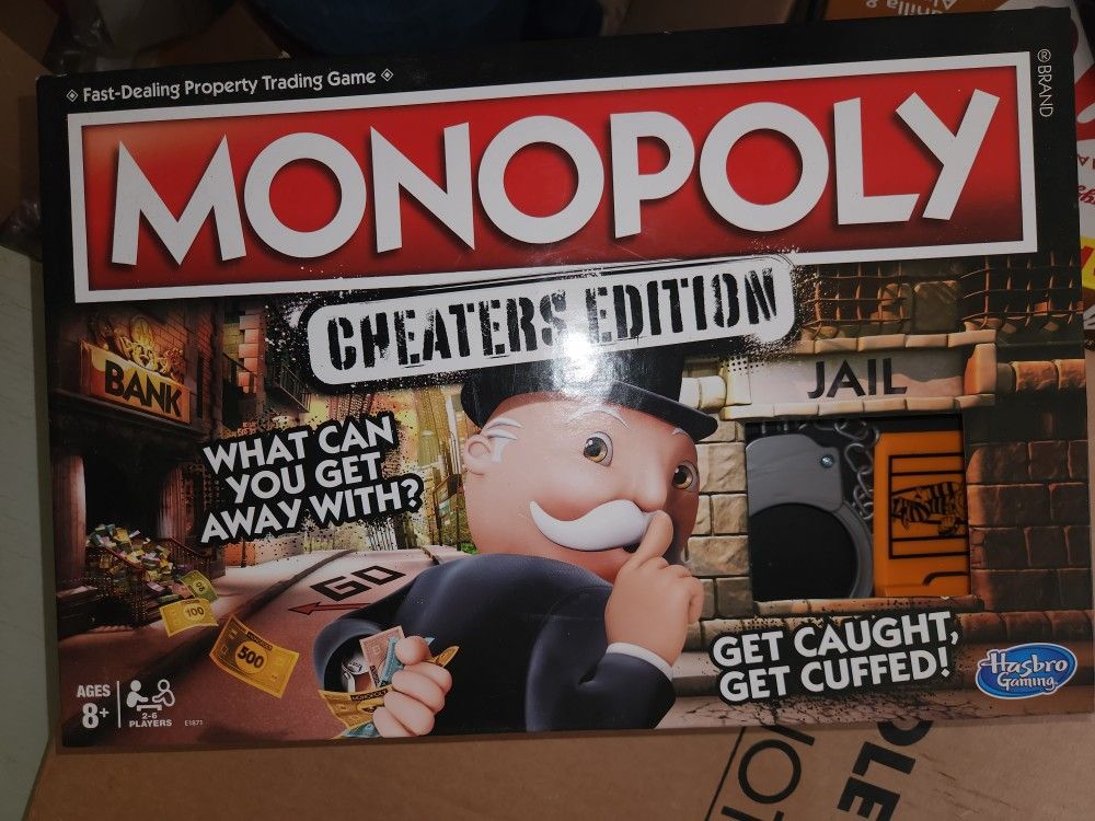 Hasbro Cheaters Edition Monopoly 