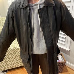 Claiborne Men’s Leather  Lambskin Xl  Jacket