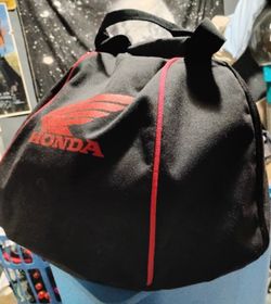 Motorcycle Helmet With Honda Bag