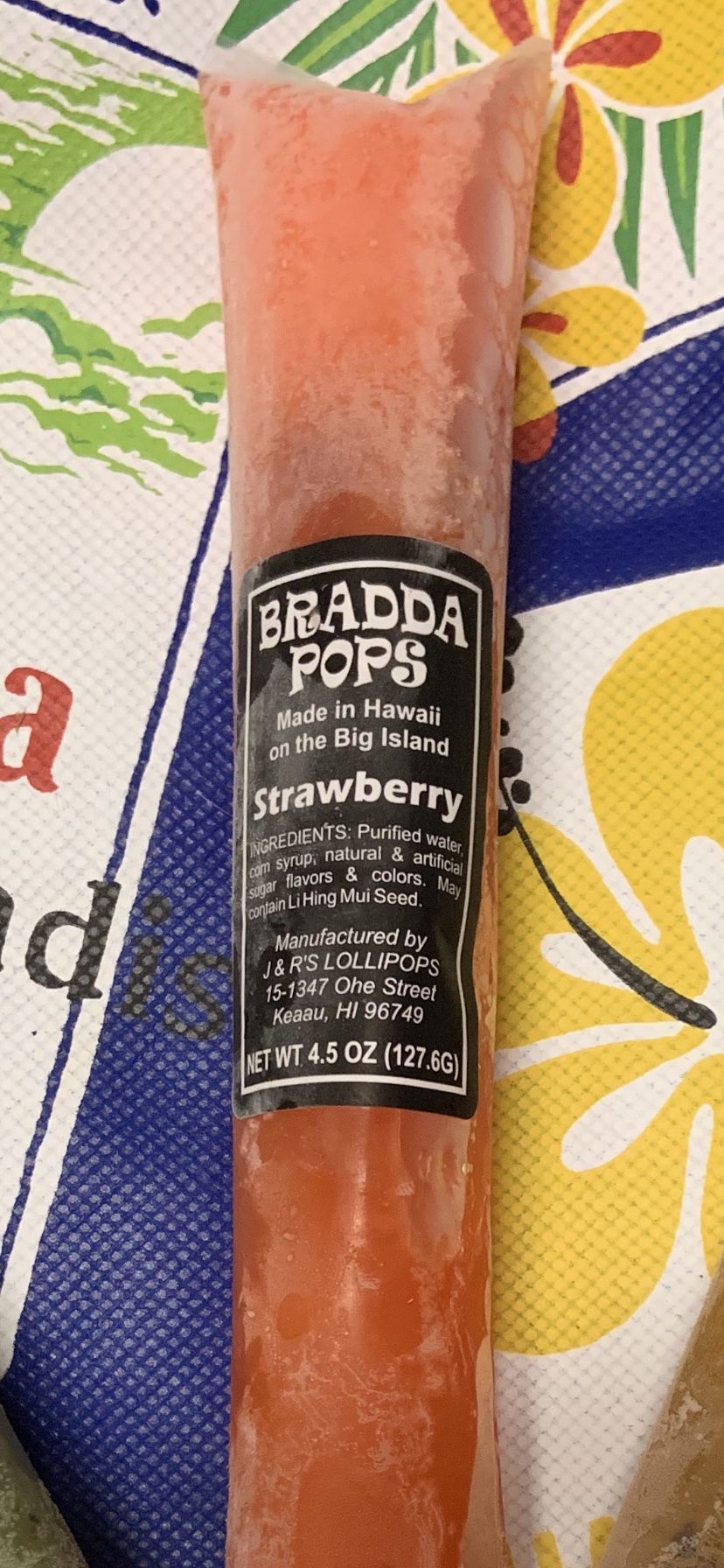 Bradda pops from Big island