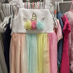 2T Brand New Girls Unicorn Dress