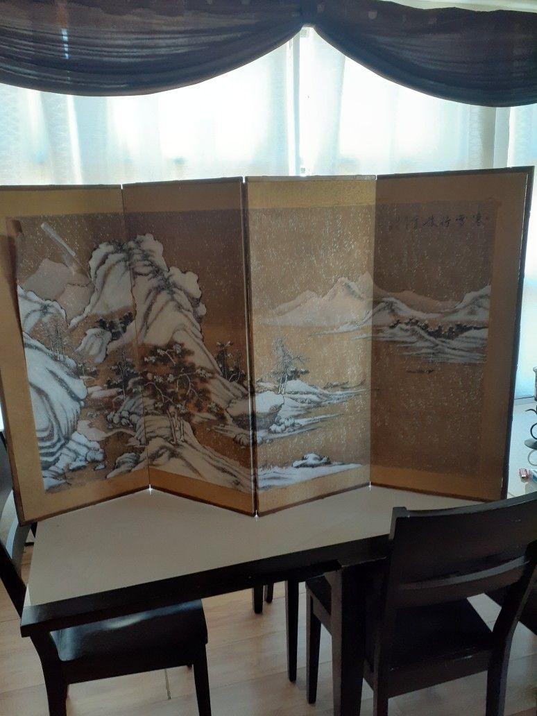 Vintage Chinese Silk Panel