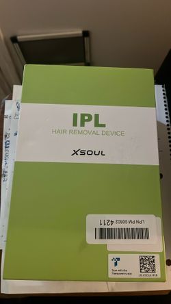 XSOUL IPL Hair Removal Device New In Open Box