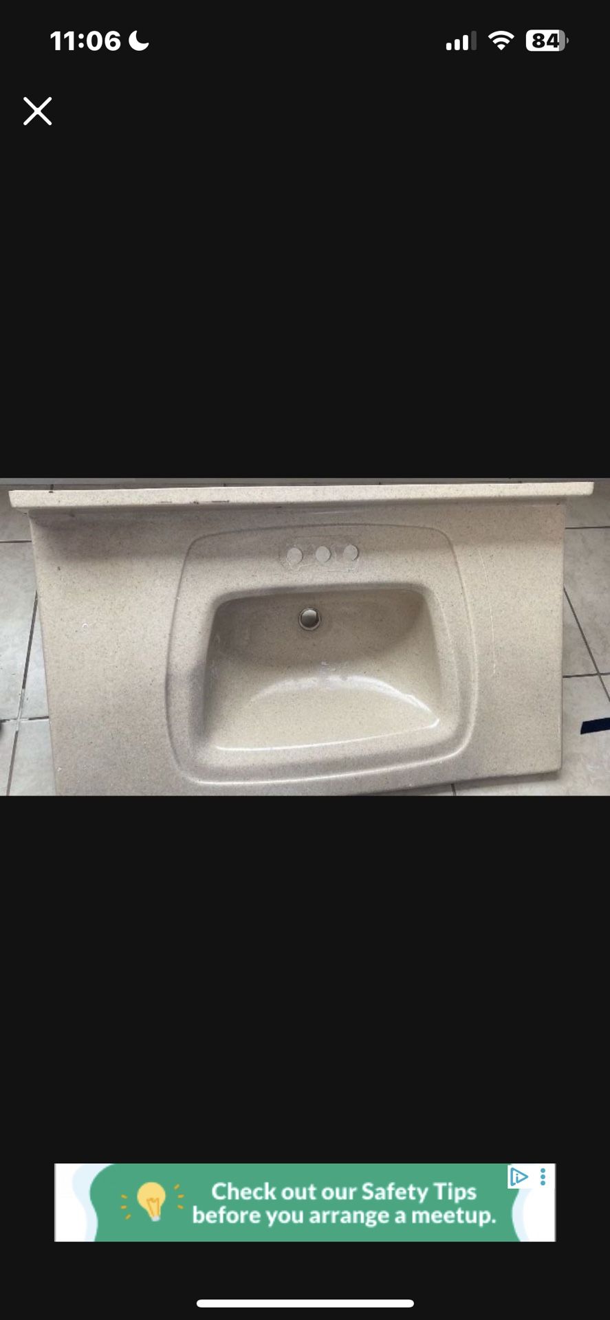 Bathroom Sink Man Made Vanity