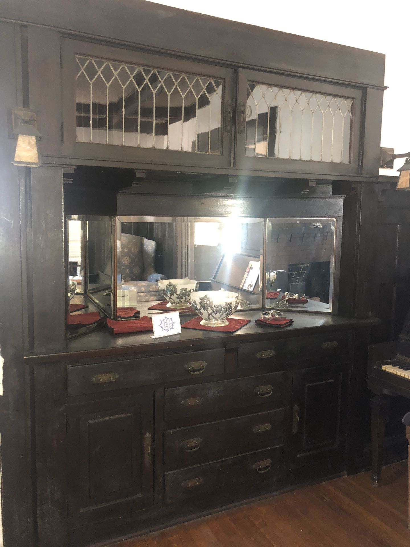 Antique China hutch from 1906