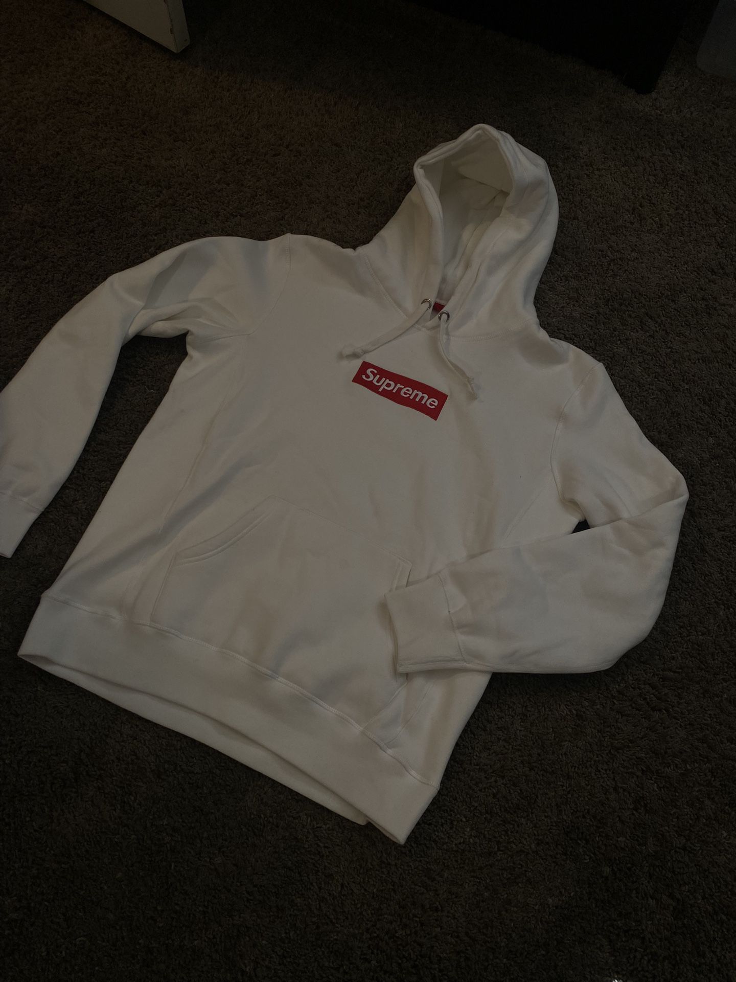 Supreme Box Logo Hoodie (White)