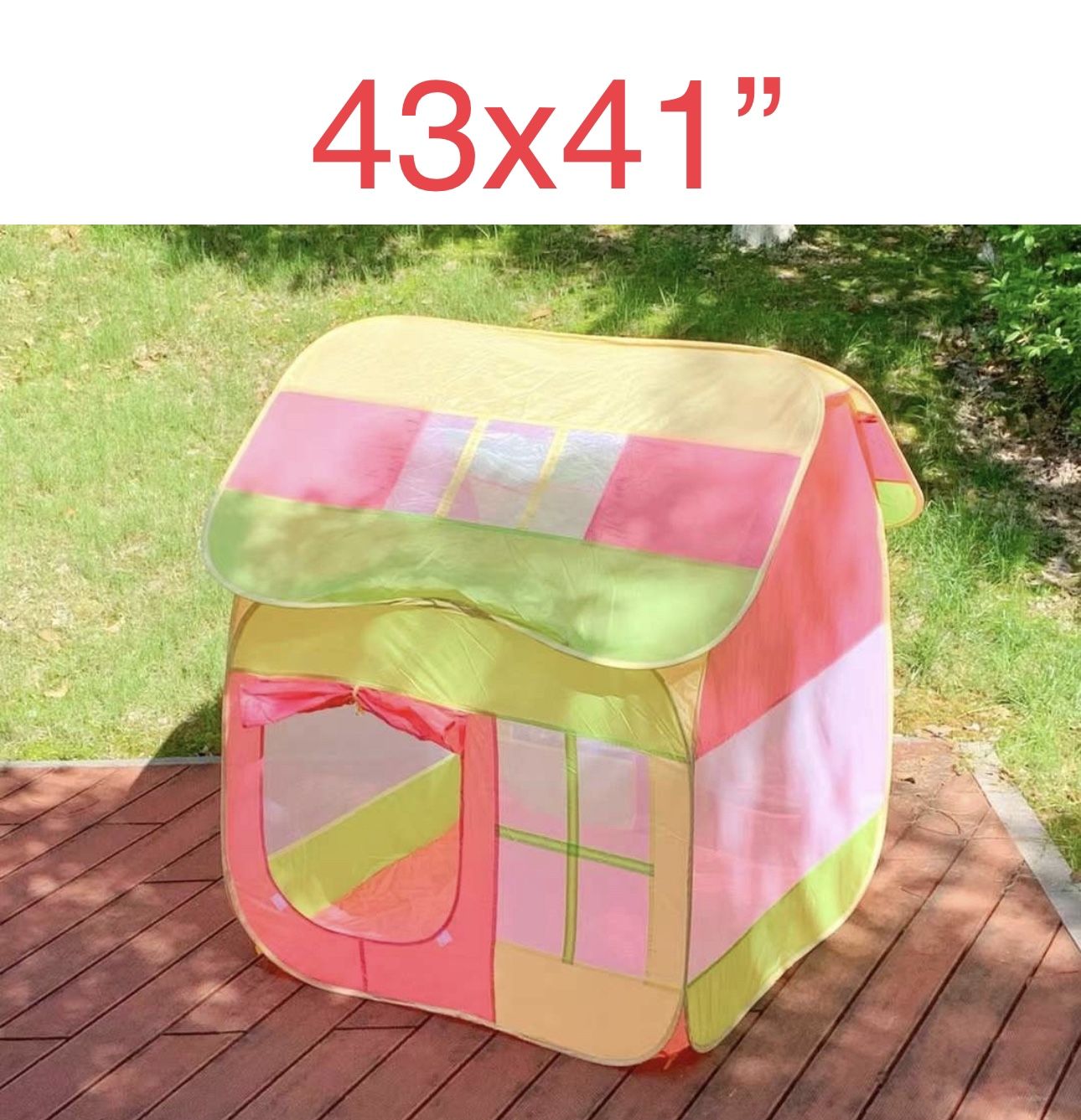 43x41” Play Tent, New