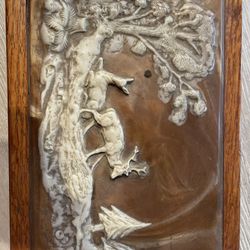 Dante’ Carpenter’s Bench Royal Oak Jewellery Box Incolay Stone Deer