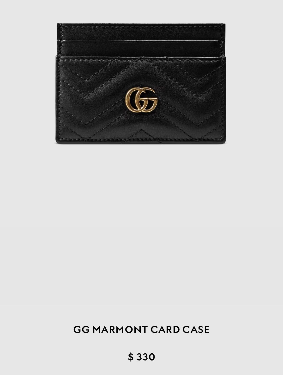 Gucci “GG Marmont card case” 