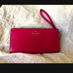 Kate Spade Wallet /clutch Hot Pink Color 