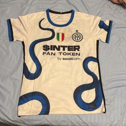 Inter white jersey