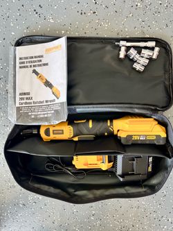 AlloyPower ARW80 20V Cordless Ratchet Wrench Kit