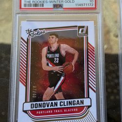Donovan Clingan The Rookies Winter-Gold /10 PSA 10