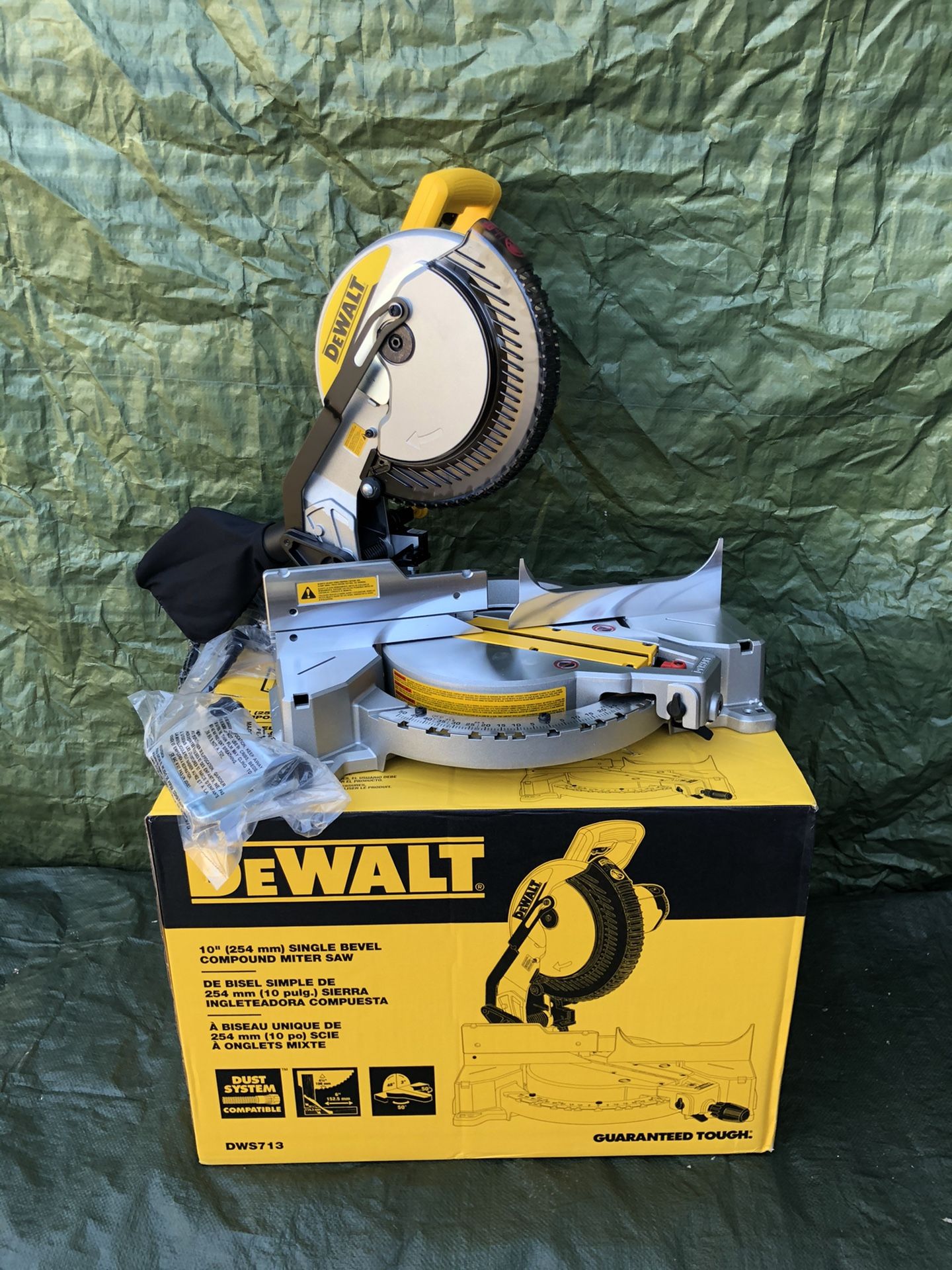 Dewalt Singe 10” Double Single Compound Miter Saw