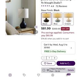 Jeselle Ceramic Table Lamp