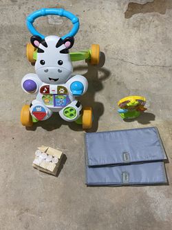 Kids Walker, Playing Blocks, Wheel Toy, Changing Pad