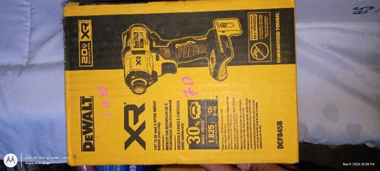 DEWALT XR 20V Impact Driver DCF845B