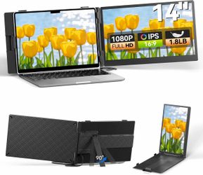 NEW 14” 1080P Laptop Screen Extender Portable IPS Monitor