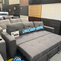 Grey Couch Sofa Cama Nueva Bonita Fabric 