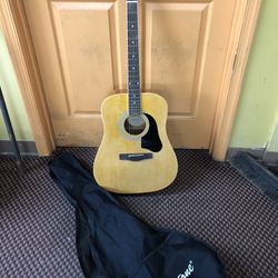 Silver tone Sd3000pk N 6 String Acoustic Guitar W/ Bag