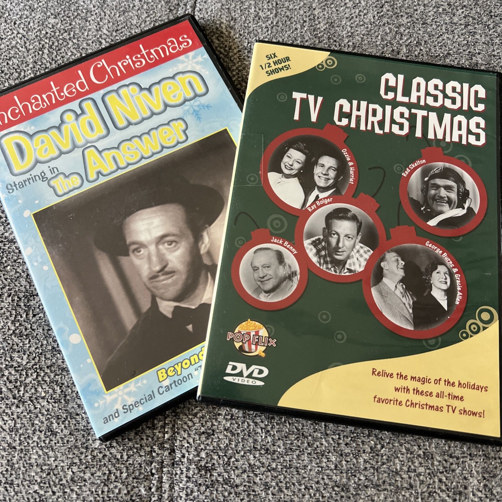 2 DVD’s David Niven In The Answer & Beyond Tomorrow/6 Classic TV Christmas Shows