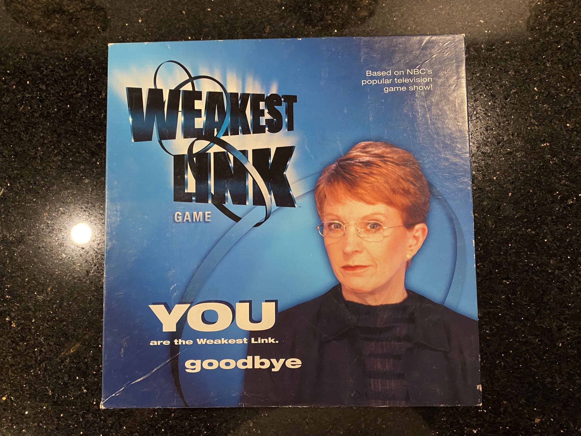 WEAKEST LINK Board Game BBC Anne Robinson’s “You are the Weakest Link. Goodbye”