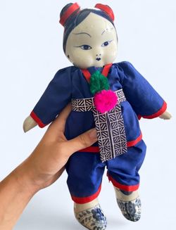 Chinese Porcelain Doll Vintage