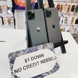 Apple IPhone 11 Pro - 90 DAY WARRANTY - $1 DOWN - NO CREDIT NEEDED 