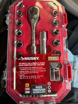 Husky 35-Piece 3/8 in Drive Socket Set