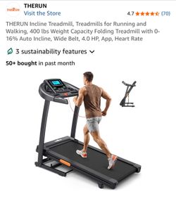 THERUN Incline Treadmill