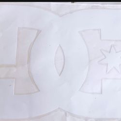 DC Shoe Co Large Decal 