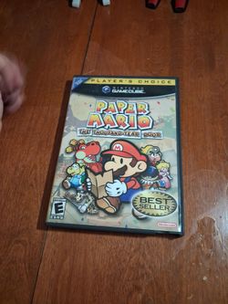 GameCube Paper Mario the Thousand Year Door excellent condition very nice $40 complete