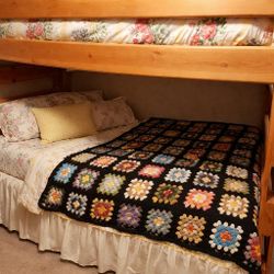 Solid Wood Bunk Bedroom Set