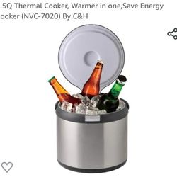 7.5Q Thermal Cooker, Warmer in one,Save Energy Cooker 

