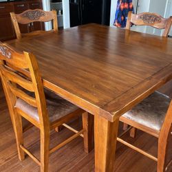 table and chairs