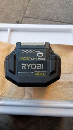 Ryobi 40 v lithium ion battery