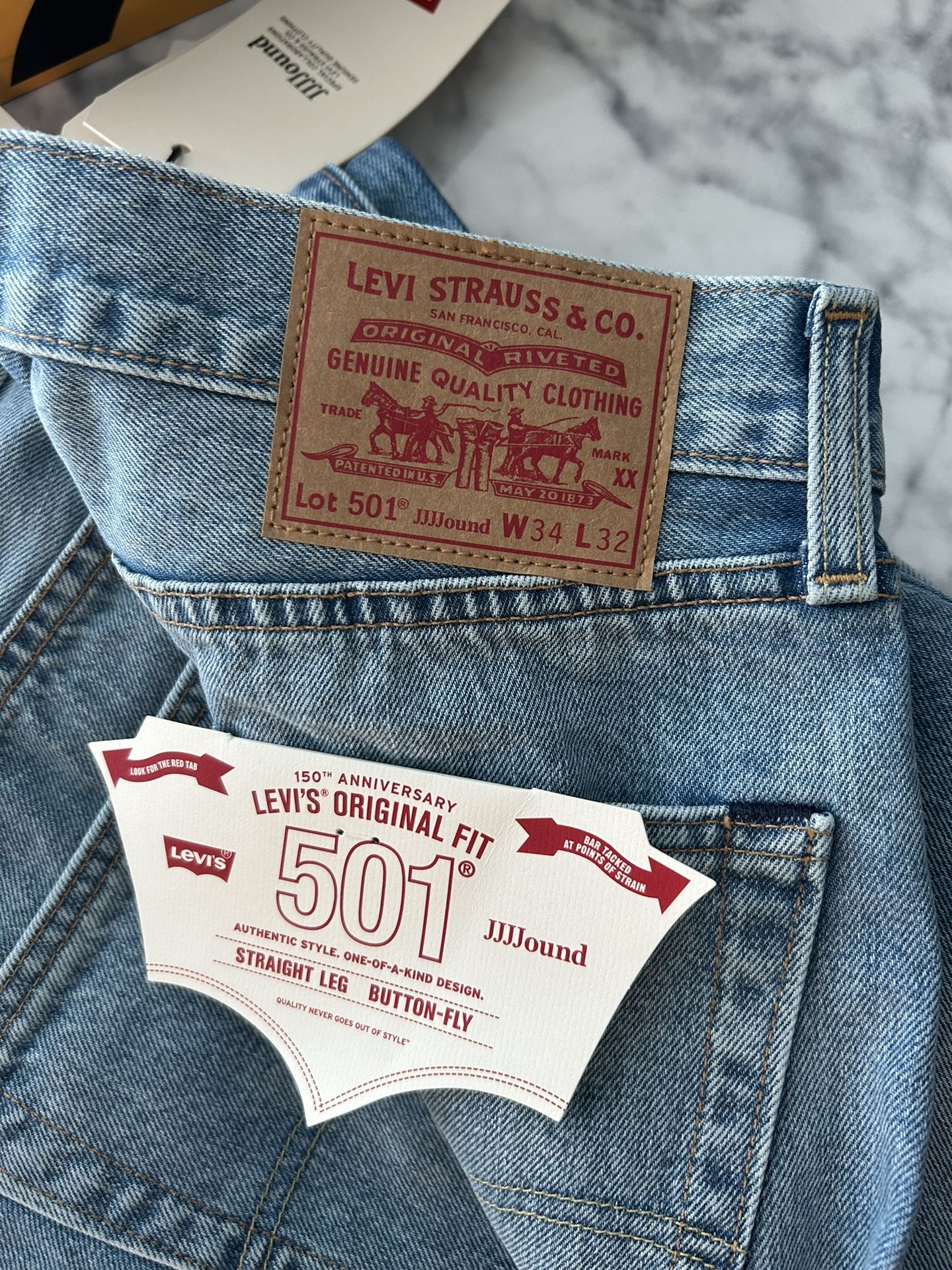 Levis 501 x jjjjound 