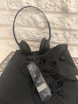 EPOS SCWH22 USB Wired On-Ear Headband Headset, Boom Mic, Black, 1.8m