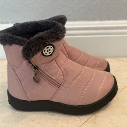 Girls, Pink Snow Boots Size 13