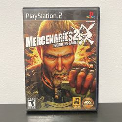 Mercenaries 2 World In Flames PS2 PlayStation 2 Video Game CIB 2008